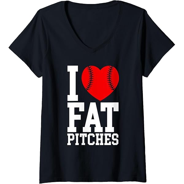 Amazon.com: I Love Fat Pitches Funny Baseball Player Humor T-Shirt