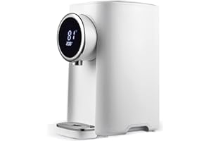 O C T A V O OCTAVO Water Boiler & Warmer 5 Liter, 304 Stainless Steel Water Tank, 700 Watt 6 Adjustable Water Temperature, LCD Touch Control Screen, Child Lock with Water Shortage Indicator