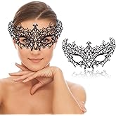 Masquerade Mask for Women Venetian Metal Mask for Party Halloween Costume Cosplay