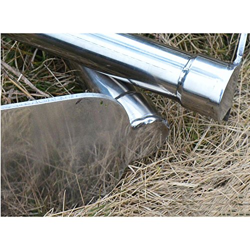 LUBAN Thickened Stainless Steel Long Handle Rake Outdoor Farm Tools Digging Weeding Seeding Cultivating Multipurpose(Rake)