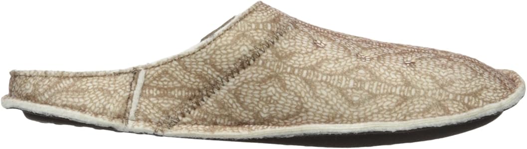 cable knit mule slippers