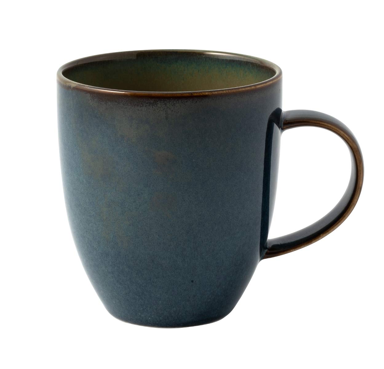 like. by Villeroy & Boch | Crafted Breeze | Glazed Mug with Handle | 350 ml | Premium Porcelain | Grey/Blue