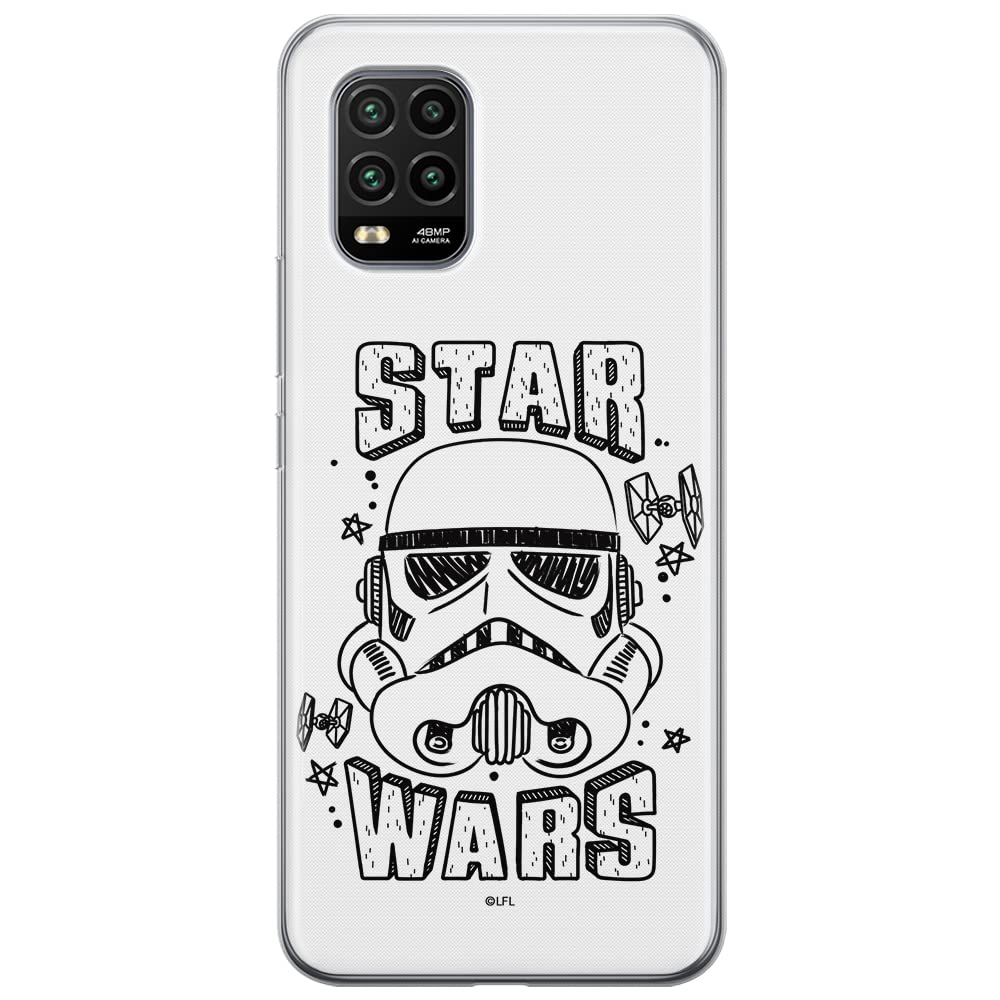 ERT GROUP mobile phone case for Xiaomi MI 10 LITE original and officially Licensed Star Wars pattern Stormtrooper 013 optimally adapted to the shape of the mobile phone, case made of TPU