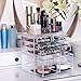 SONGMICS Makeup Organizer Deep Drawers Cosmetic Jewelry Storage Display Case 3 Pieces Set UJMU09T