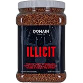 Domain Outdoor Illicit Food Plot Seed, Fast Growing Variety of Deer Radish, Perfect Seed for Spring, Summer or Fall, Leafy Greens, Sugar-Filled Tap Root, Up to 8 Tons of Forage Per Acre, 1/2 Acre
