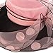 June's Young Women Church Derby Hat Sun Hats Wide Brim Fancy Derby Hat Polka Dot Pink
