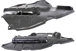 Garage-Pro Engine Splash Shield Set of 2 Compatible with 2009-2016 Toyota Venza Driver and Passenger Side