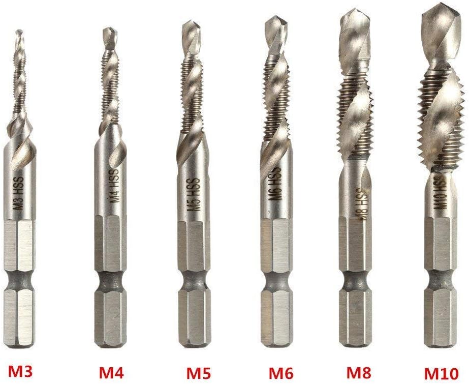 MALAYAS 6 Packs Combination Drill & Taps Bit Set - Image 5