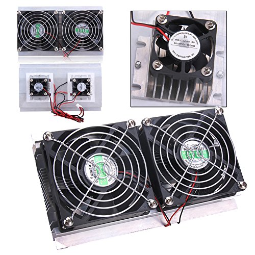 UEB Thermoelectric Peltier Refrigeration Cooling System Kit Cooler 2 x Fan DIY