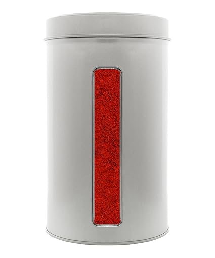 Paprika geräuchert, ungarischer Rauchpaprika mit mild - würzigem Buchenrauch. XL Gastro - Dose 800g.