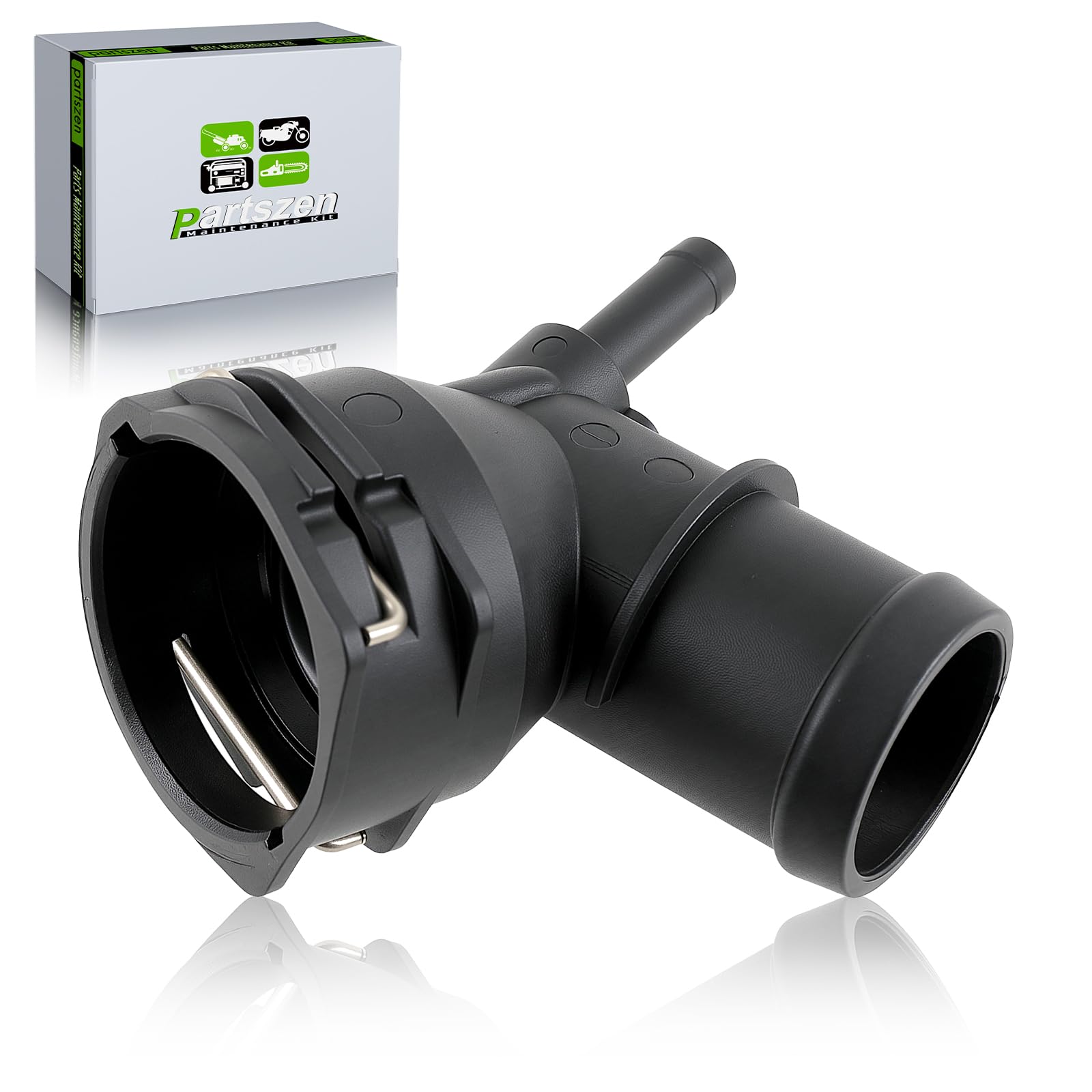 Photo 1 of partszen 3C0122291 3C0122291D Upper Radiator Coolant Pipe Connector Hose Fit for Volkswagen Jetta Golf Passat Tiguan CC Beetle 2006-2017 for Audi A3 S3 TT 2007-2014 3C0122291C