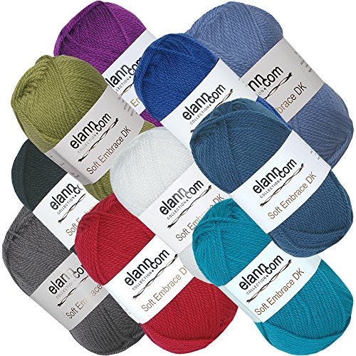 elann Soft Embrace DK Yarn | 10 Ball Bag | Jubilation Assortment-32