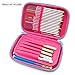 Cute Pencil Case Unicorn Kids Large Colored School Stationery Pen Box with Compartments for Students Teens Girls. (Pink)