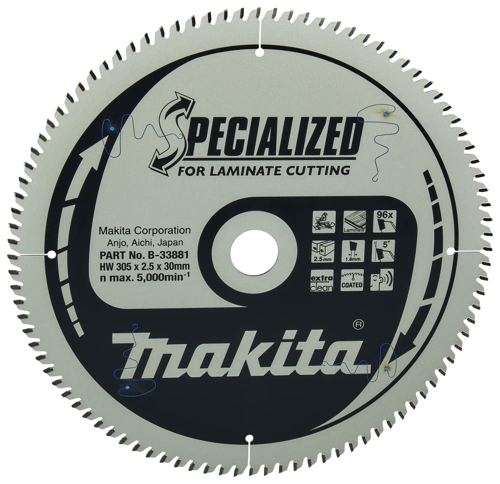 Makita B-33881 Specialized Blade for Laminate and Wood Cutting 305x30x96T