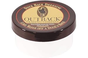 OUTBACK TRADING Duck Back Protective Conditioning Waterproof Wax Dressing - Reproofing Cream for Oilskin Jackets, Coats & Hat