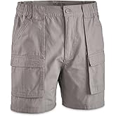 Guide Gear Cargo Shorts for Men Wakota - Casual and Cotton 6 Inch Inseam Shorts
