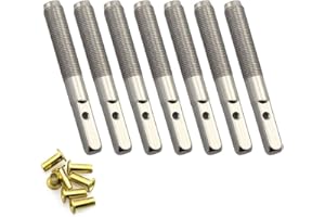 Tuning Pins Fixed String Nail ideal for Lyre Harp Strings Primitive Stringed Instruments Silver 7PCS