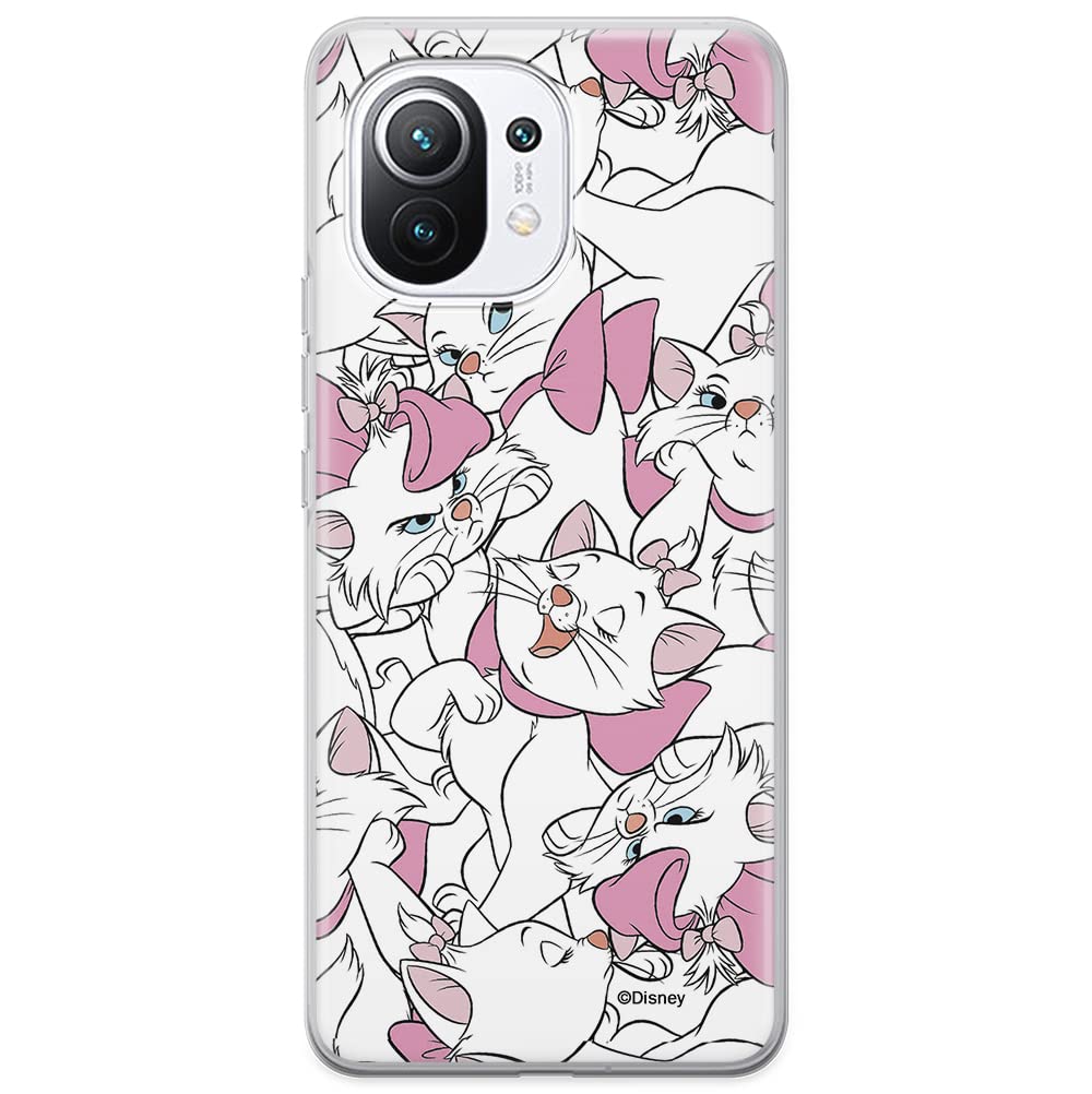 ERT GROUP mobile phone case for Xiaomi 11 original and officially Licensed Disney pattern Marie 005 optimally adapted to the shape of the mobile phone, case made of TPU — image 1