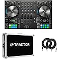 Native Instruments Traktor KONTROL S4 MK3 DJ Controller with USB Connectivity, 4 Channels, RCA & XLR Audio Input/Output
