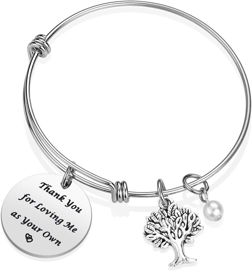 iJuqi Step Mom Bracelet - Mother's Day & for Step Mom From Daughter or Son, Thank You Stepmother Bracelet