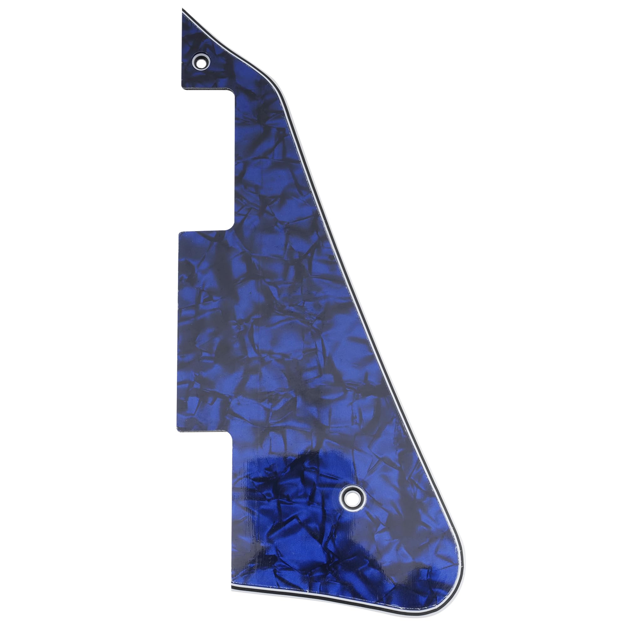 Musiclily LP Guitar Pickguard Scratch Plate for USA Les Paul Modern Style Electric Guitar,4Ply Blue Pearl