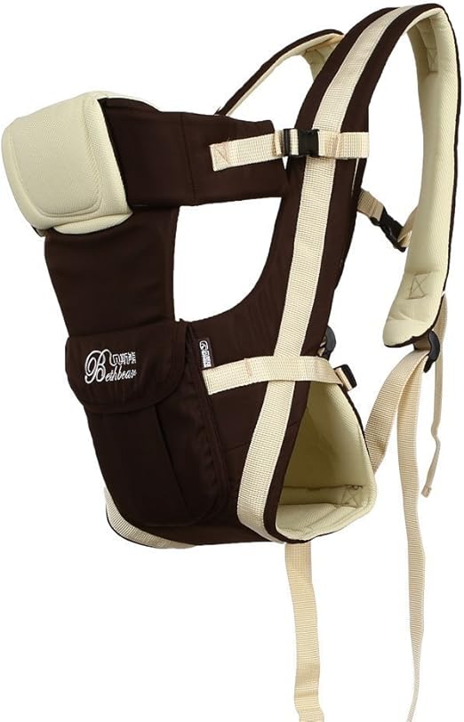 Marsupio Portabebè Ergonomico Sonarin - In Cotone, Con Cintura Di Sicurezza, Verde - Foto 8