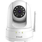 D-Link Indoor Security Camera 2 Way Audio, Pan & Tilt WiFi HD 1080p, Motion Detection, Night Vision, Record MicroSD (DCS-8525