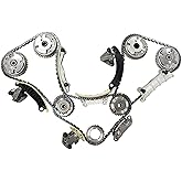 REVO Timing Chain Kit w VVT Camshaft Phaser Compatible with Buick Cadillac Chevy GMC Pontiac Saab Saturn Suzuki 2006-2017 3.6L 3.0L 9-0753SVVT