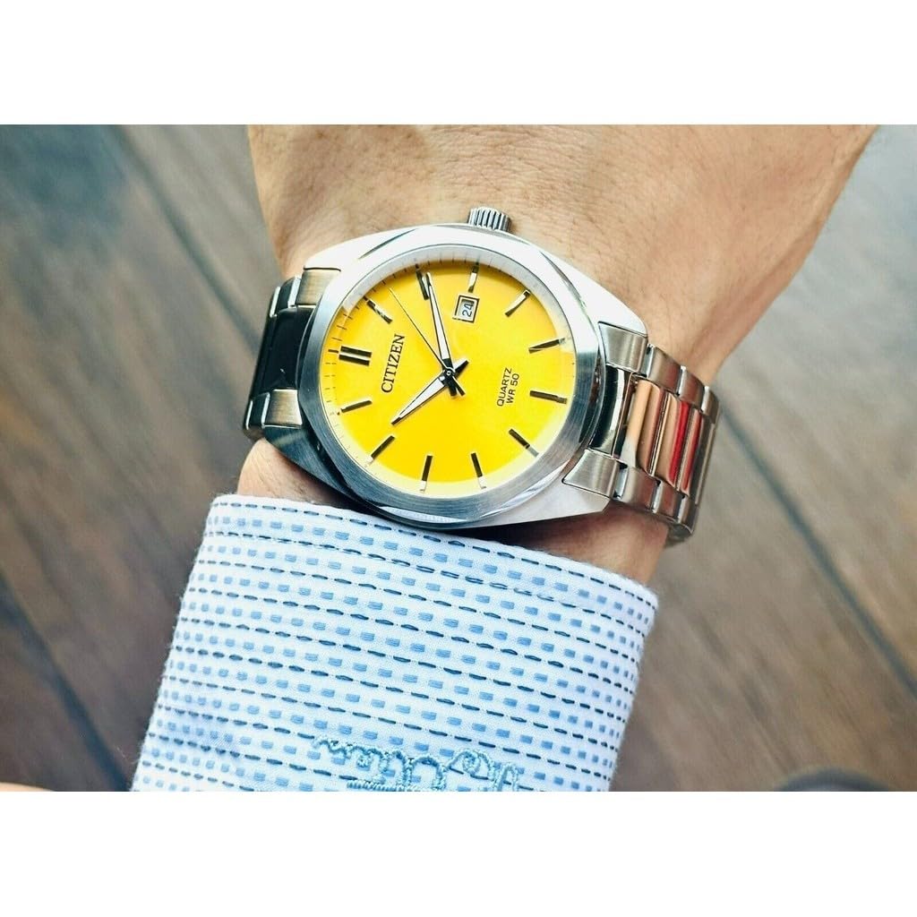 Citizen Herren Analog Quarz Uhr mit Edelstahl Armband BI5110-54Z 2