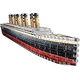 Wrebbit3D Titanic 3D Puzzle | 440 Jigsaw Puzzle Pieces | Historical Ship and Mythical Boat from Film and Movie