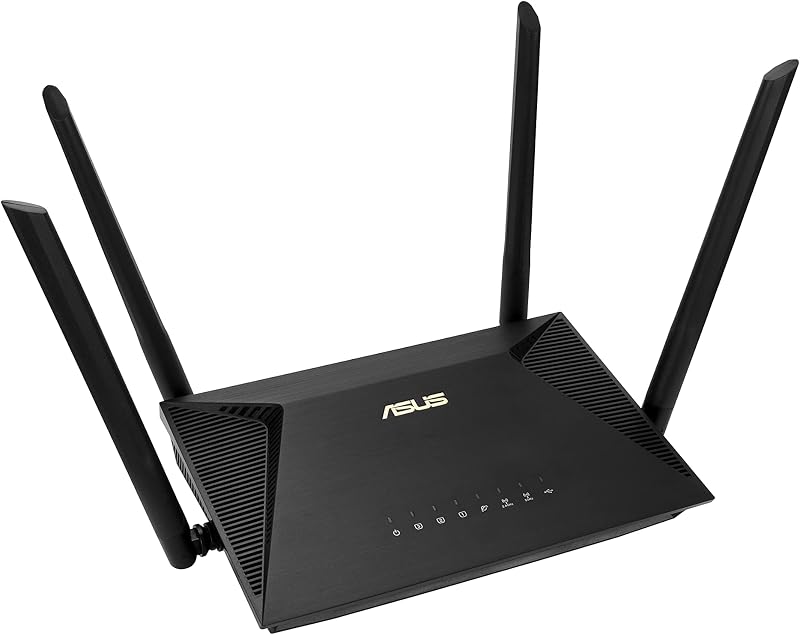 ASUS RT-AX1800U Extendible Router WiFi 6 Dual Band Tethering Protection