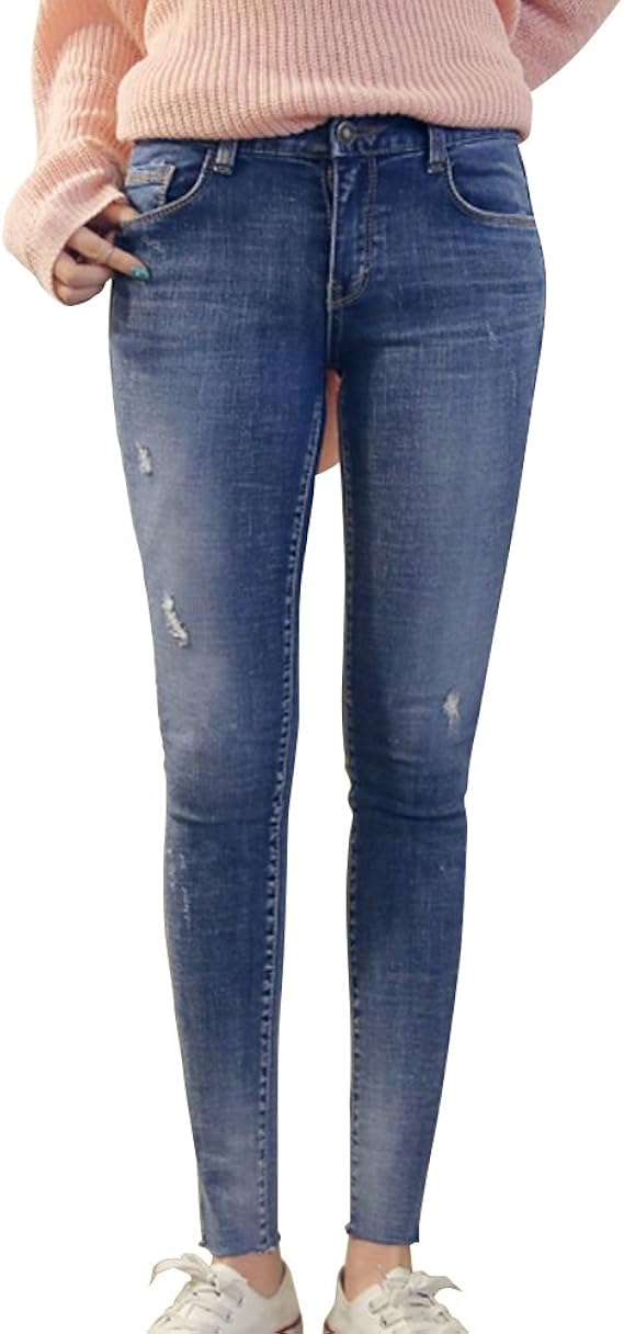 Amazon ノーブランド品 スキニー スキニーパンツ デニム デニムパンツ デニムスキニー デニムスキニーパンツ カジュアルパンツ ボトムス レディース ジーンズ 通販