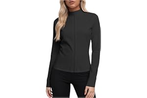 Women Athletic UPF 50+ Jacket Long Sleeve Full Zipper Sun Shirts Cooling Breathable Sun Protection Track Jacket