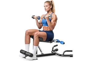 HOMGIM Deep Squat Machine,Adjustable Glutes Trainer Machine,Push Up Workout Equipment at Home Gym，Ab and Leg Exercise Equipment