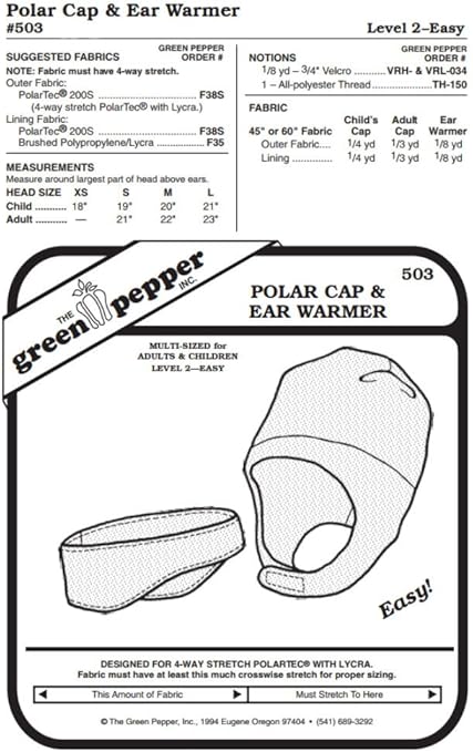 flap hat sewing pattern