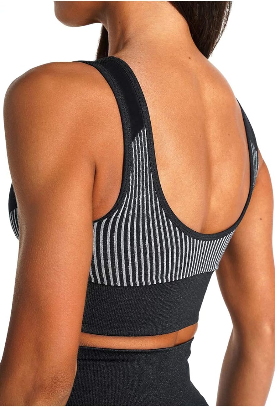 Women's Workout Sets 2 Pieces Suits High Waisted Seamless Yoga Leggings with Stretch Sports Bra Gym Cloth at  Women’s Clothing store