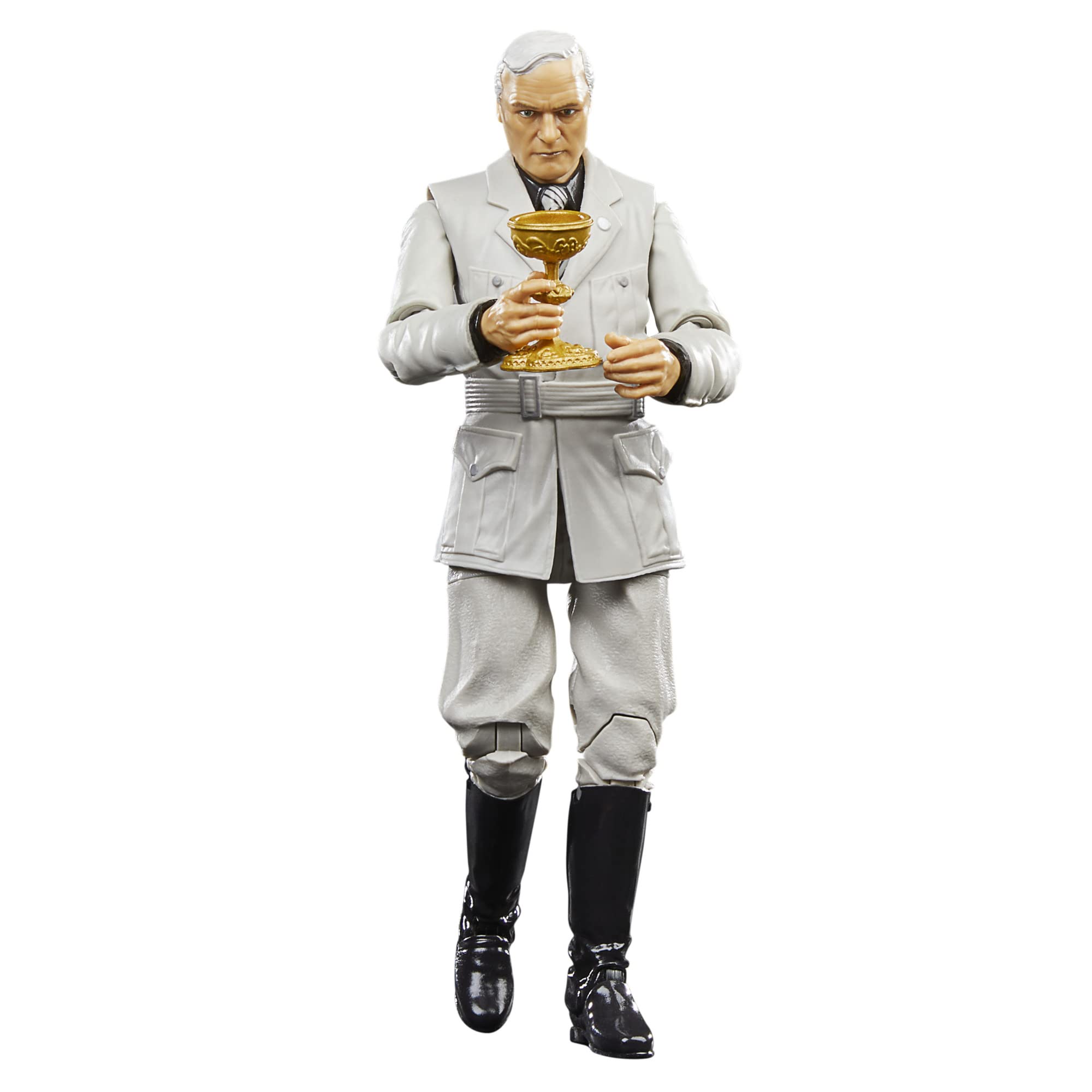 Hasbro Indiana Jones Adventure Series Walter Donovan, Neutral Colours (Grey, Black, White), Medium