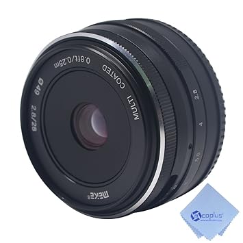 Meike MK-28-2.8 28 mm f/2.8 fijo lente de enfoque manual para APS ...