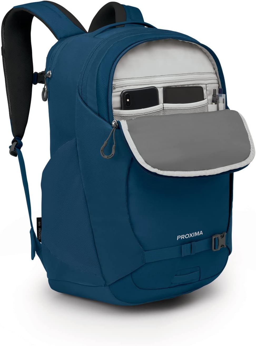 Osprey Proxima 30L Campus Laptop Backpack – Organized Everyday Pack with Tech Storage, Water Bottle Pockets, and Comfortable Carry – Perfect for School, Commute, and Travel, Night Shift Blue