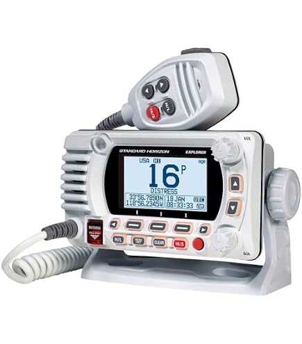 Amazon.com: Standard Horizon GX1800G Fixed Mount VHF w/GPS - White