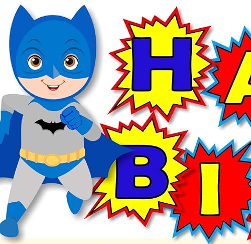 Amazon Com Personalized Batman Birthday Party Or Baby Shower
