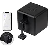 MOES Fingerbot Plus Smart Button Pusher, Touch Control, No Wiring Black | Works with Smart Life App and Timer; Add MOES Tuya Bluetooth Hub for Alexa and Google Home Voice and Remote Control