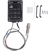 Guitar Preamp EQ Equalizer with Built-in High Sensitivity Tuner and LED Display for Presys Plus Acoustic Guitar Amplifier System