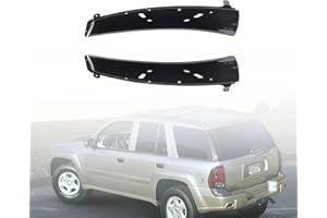 1409KMT LH & RH Rear Hatch Lift Gate Trim Molding Panel Replacement for 2002-2009 Chevrolet EXT Trailblazer 15067214, 15067215