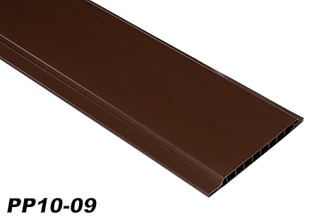 1 m² PVC Paneele Profilbretter Platten Wandverkleidung 200x10cm PP10-09 braun