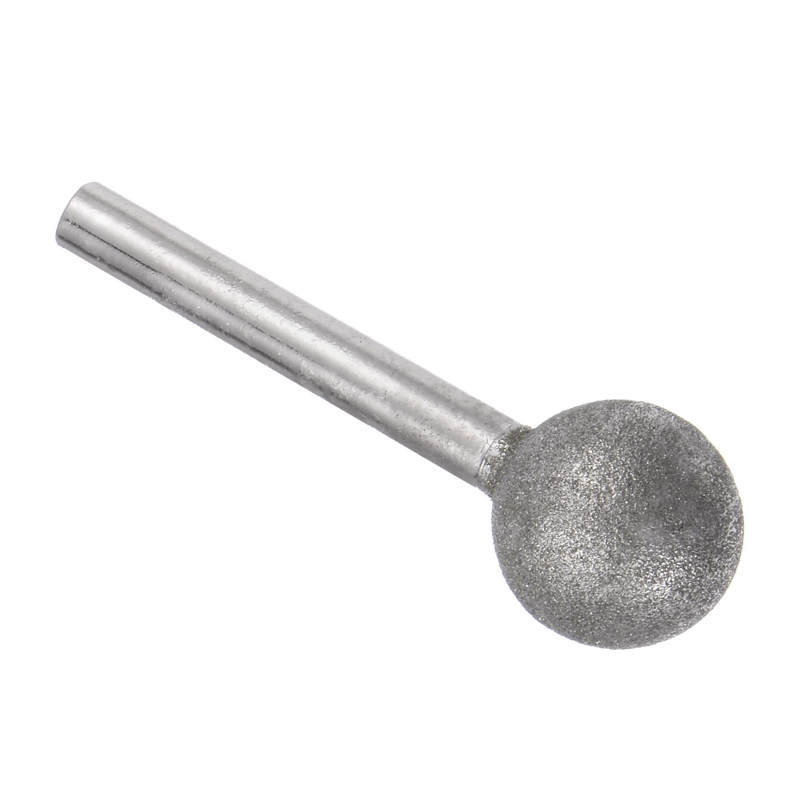 Kozelo Diamond Grinding Bit - [18mm Dia 120 Grtis] Ball Head Carving Drill Bits Rotary Tool for Carving Polishing Use | 6mm Round Shank