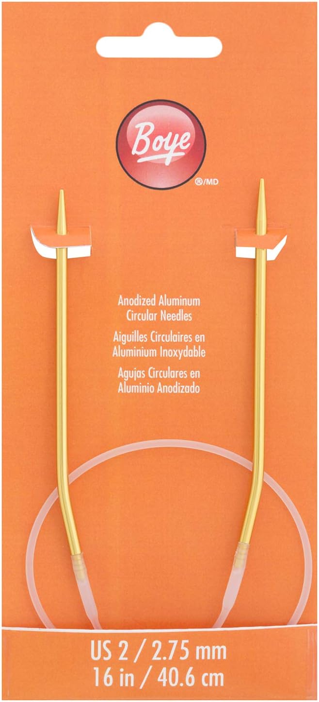 Simplicity Creative Group, Inc 3227348002 Boye Circular Knitting Needles, Size 2, 2.75mm, 16''
