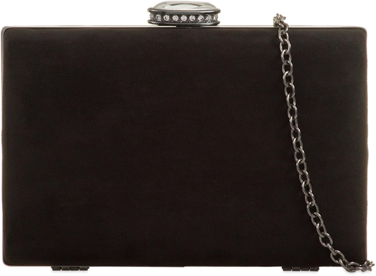 grey suede clutch bag for wedding