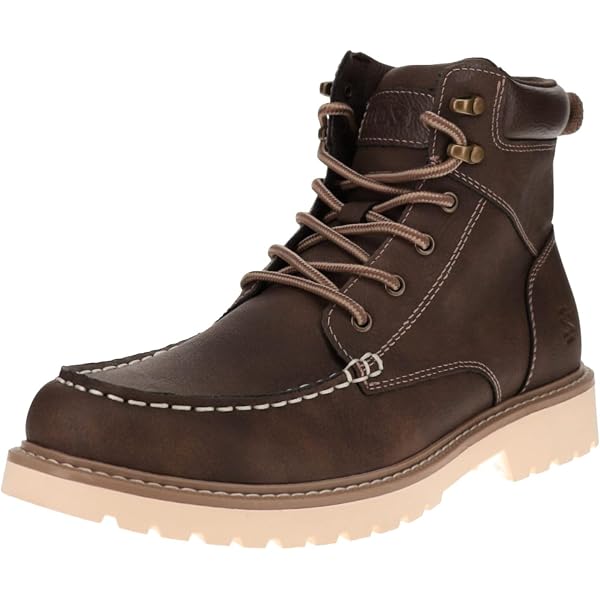 Izod Men\'s Dark Brown Lace-Up Chukka Boots with Tan Sole IZOD Palmer Men main image 3