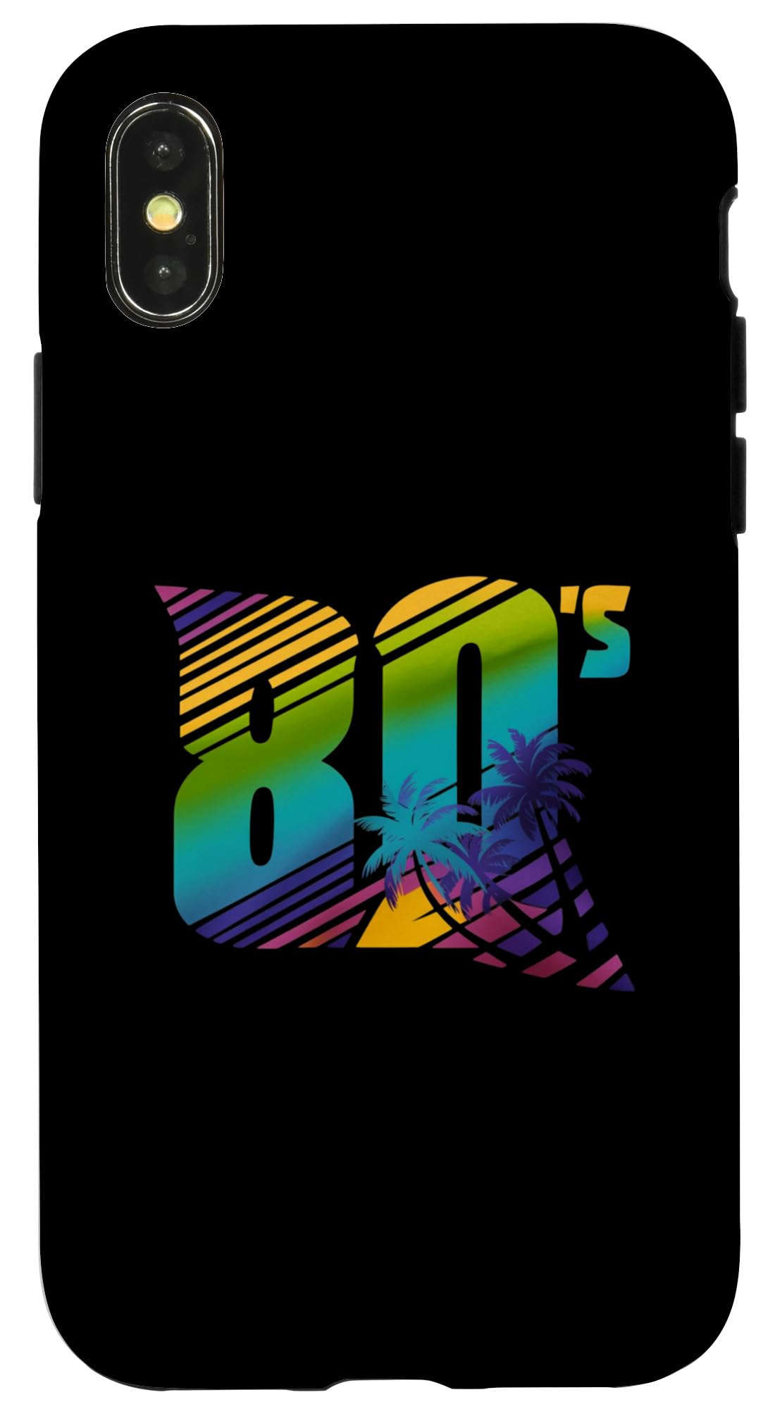 iPhone X/XS Retro Vintage 80's Music Shirt I Love 80s Music 80s Bands Case